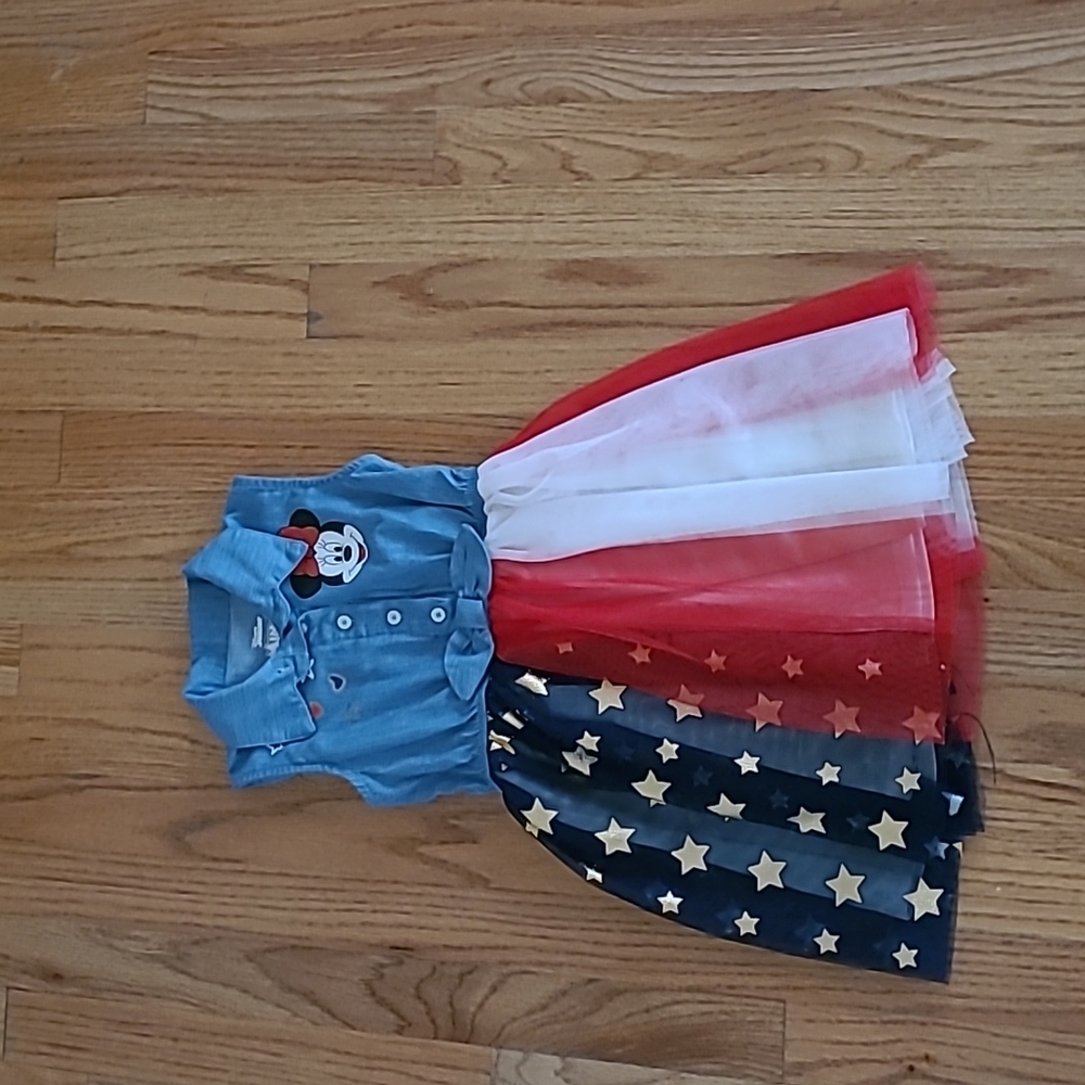 Disney Junior  sz 3T 4th of July holiday dress.